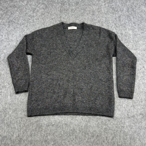 Jucca Sweaters - Jucca Sweater Womens Small Gray Mohair Blend V Neck Knit Pullover Made Italy